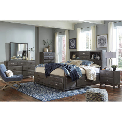 Signature Design by Ashley Caitbrook California King Bookcase Bed with Storage B476-69/B476-66/B476-95