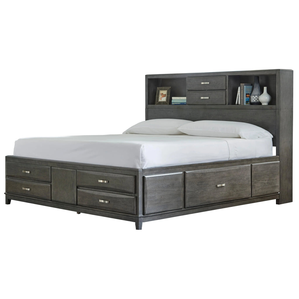 Signature Design by Ashley Caitbrook California King Bookcase Bed with Storage B476-69/B476-66/B476-95