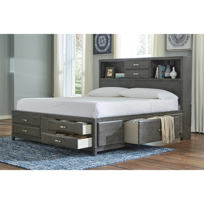 Signature Design by Ashley Caitbrook California King Bookcase Bed with Storage B476-69/B476-66/B476-95