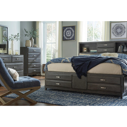 Signature Design by Ashley Caitbrook California King Bookcase Bed with Storage B476-69/B476-66/B476-95