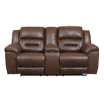 Signature Design by Ashley Stoneland Power Reclining Leather Look Loveseat 3990496