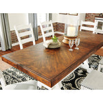 Signature Design by Ashley Valebeck Dining Table with Trestle Base D546-35