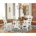Signature Design by Ashley Valebeck Dining Table with Trestle Base D546-35