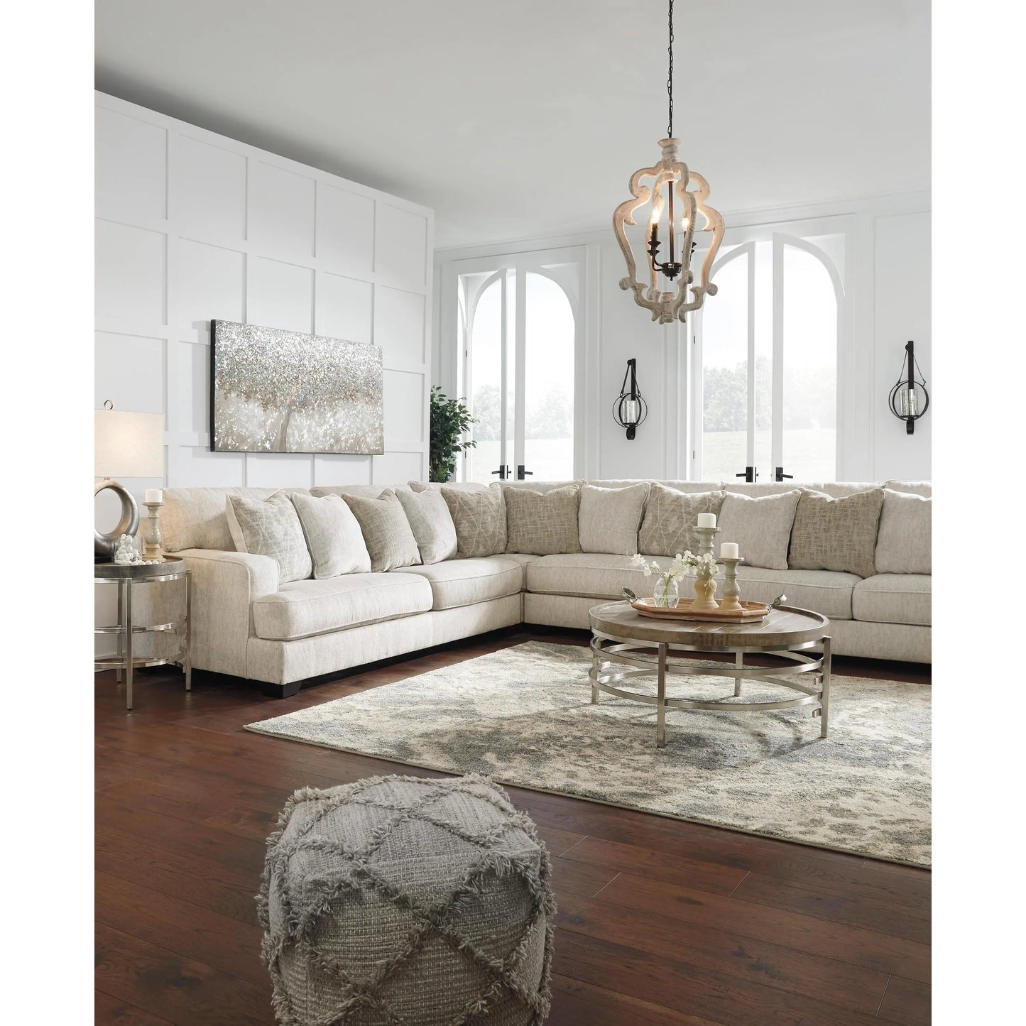 Signature Design by Ashley Rawcliffe Fabric 4 pc Sectional 1960466/1960477/1960446/1960467
