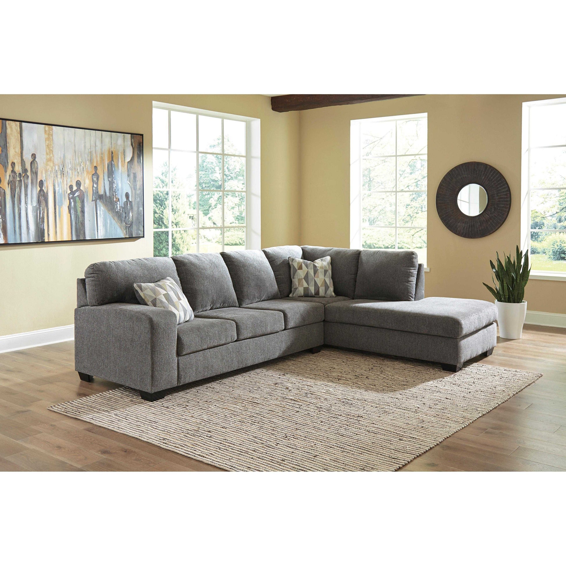 Benchcraft Dalhart Fabric 2 pc Sectional 8570366/8570317