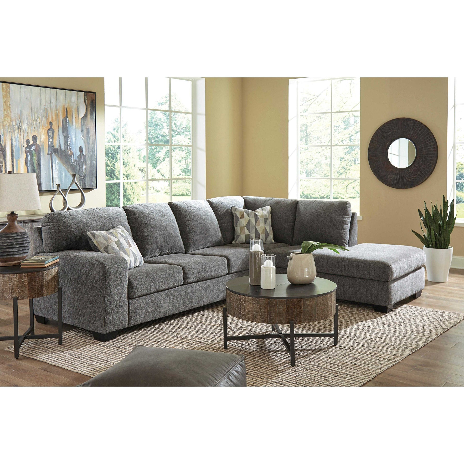 Benchcraft Dalhart Fabric 2 pc Sectional 8570366/8570317
