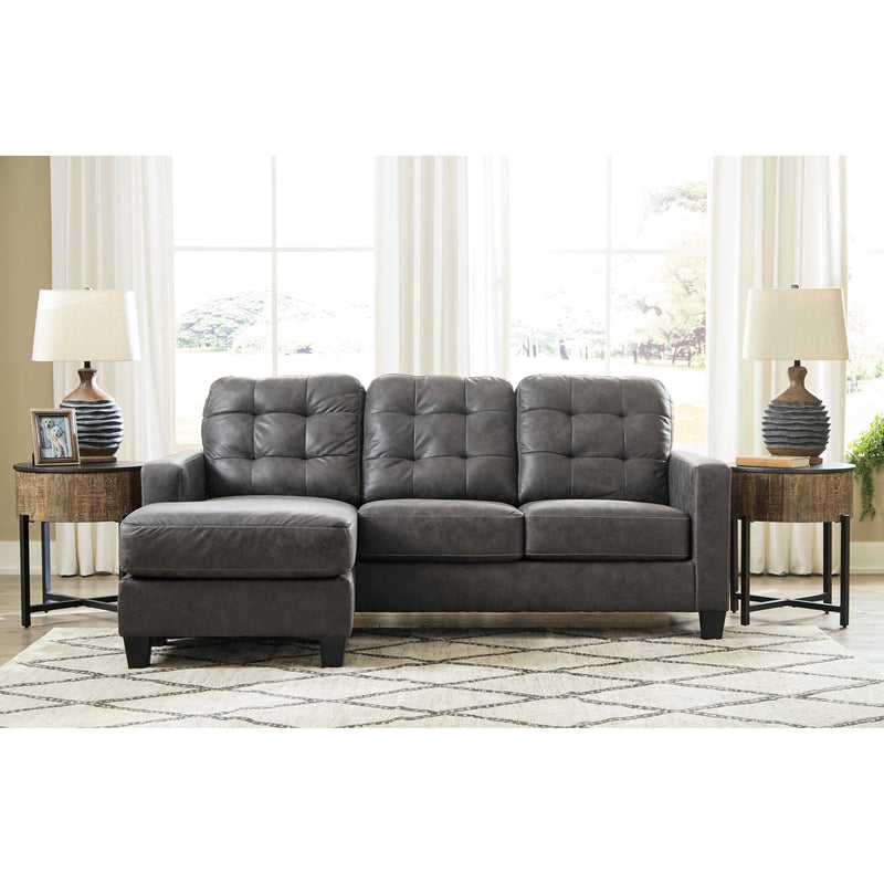 Benchcraft Venaldi Leather Look Sectional 9150118