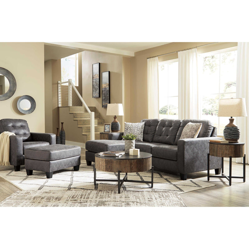 Benchcraft Venaldi Leather Look Queen Sofabed 9150168