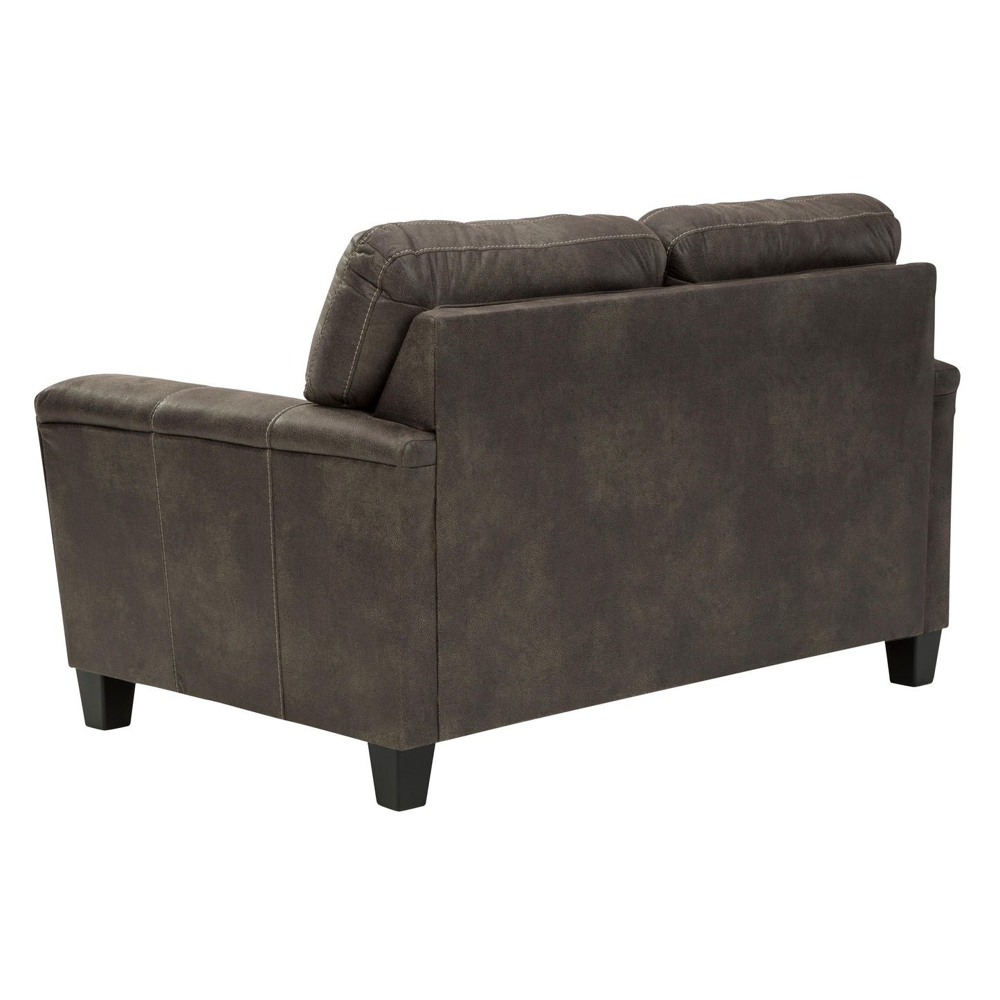 Signature Design by Ashley Navi Stationary Leather Look Loveseat 9400235