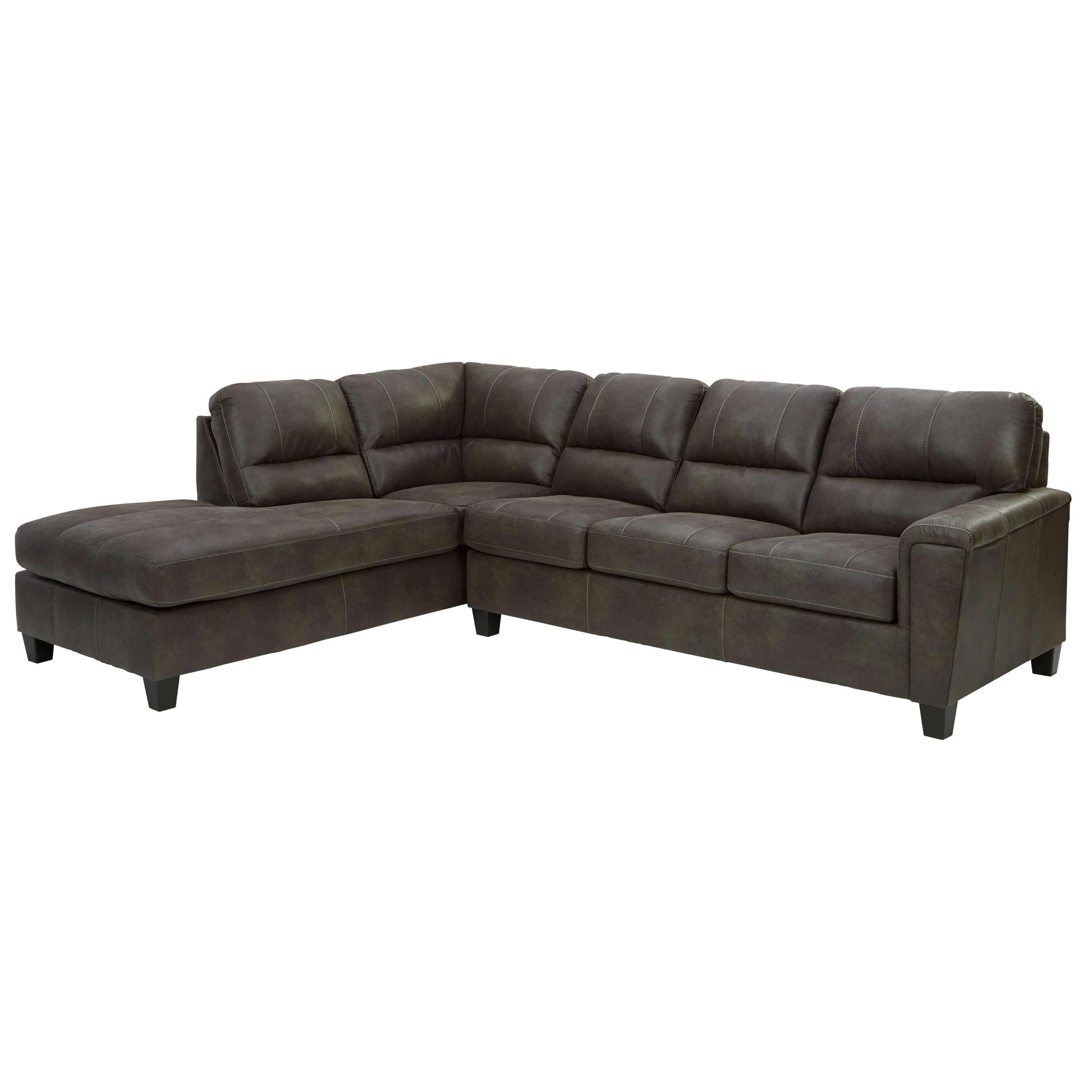 Signature Design by Ashley Navi Leather Look Sleeper Sectional 9400216/9400270