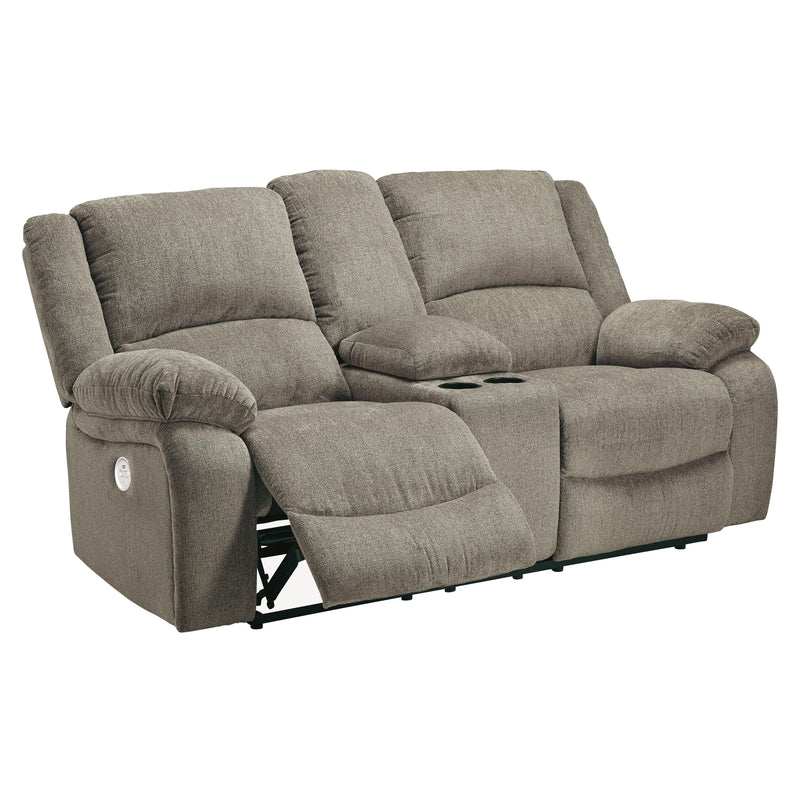 Signature Design by Ashley Draycoll Power Reclining Fabric Loveseat 7650596