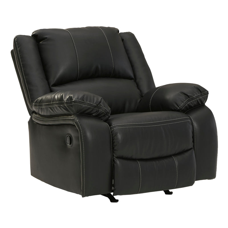 Signature Design by Ashley Calderwell Rocker Leather Look Recliner 7710125