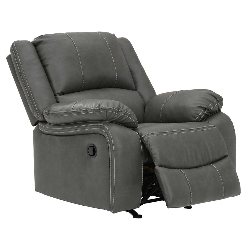 Signature Design by Ashley Calderwell Rocker Leather Look Recliner 7710325