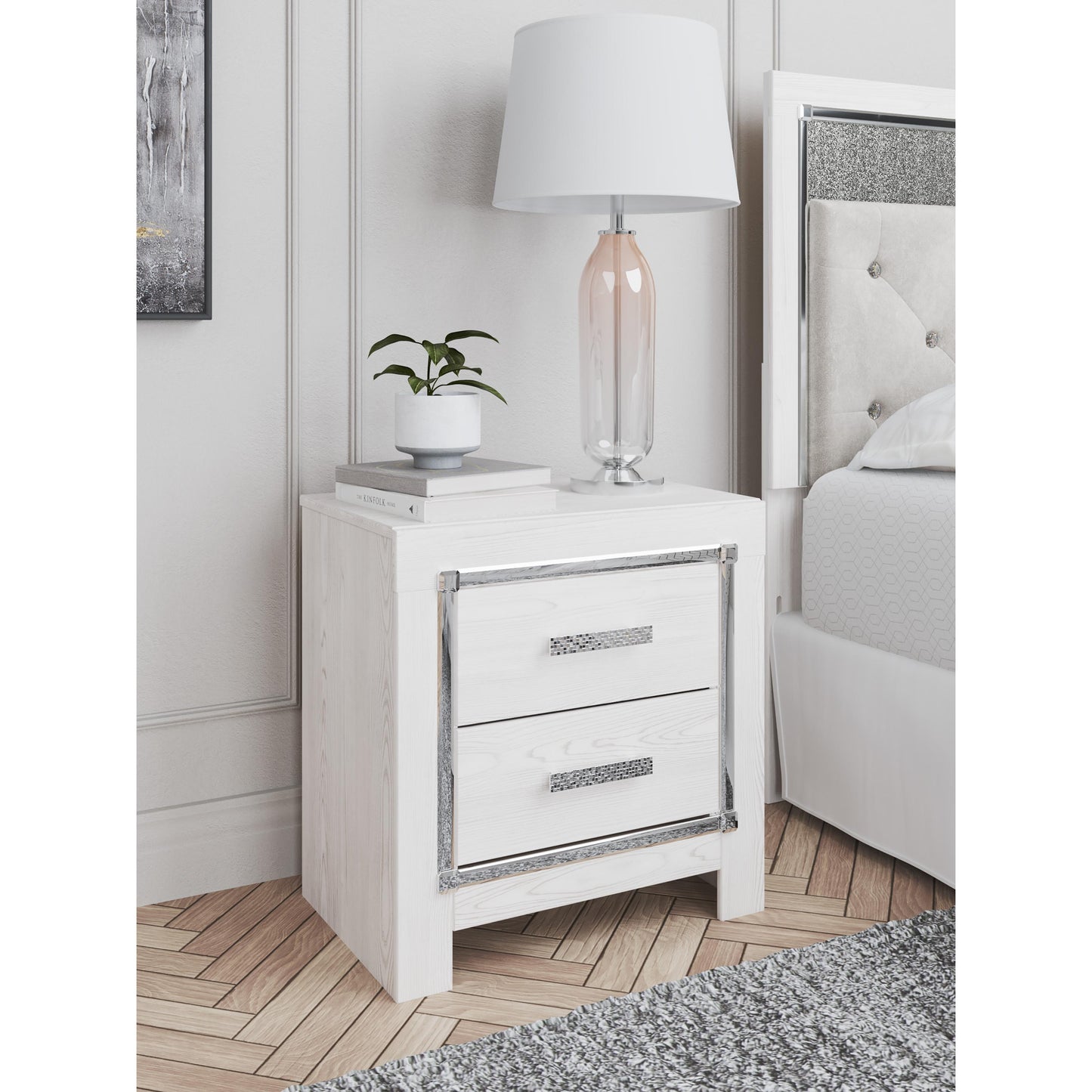 Signature Design by Ashley Altyra 2-Drawer Nightstand B2640-92