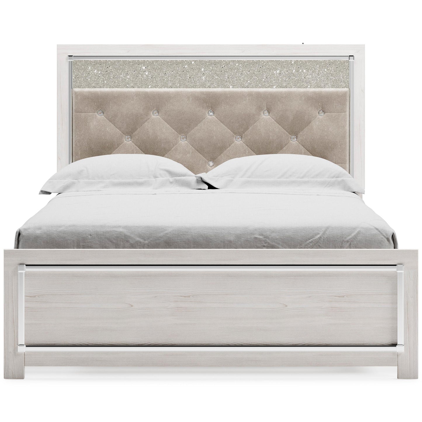 Signature Design by Ashley Altyra Queen Upholstered Panel Bed B2640-57/B2640-54/B2640-96