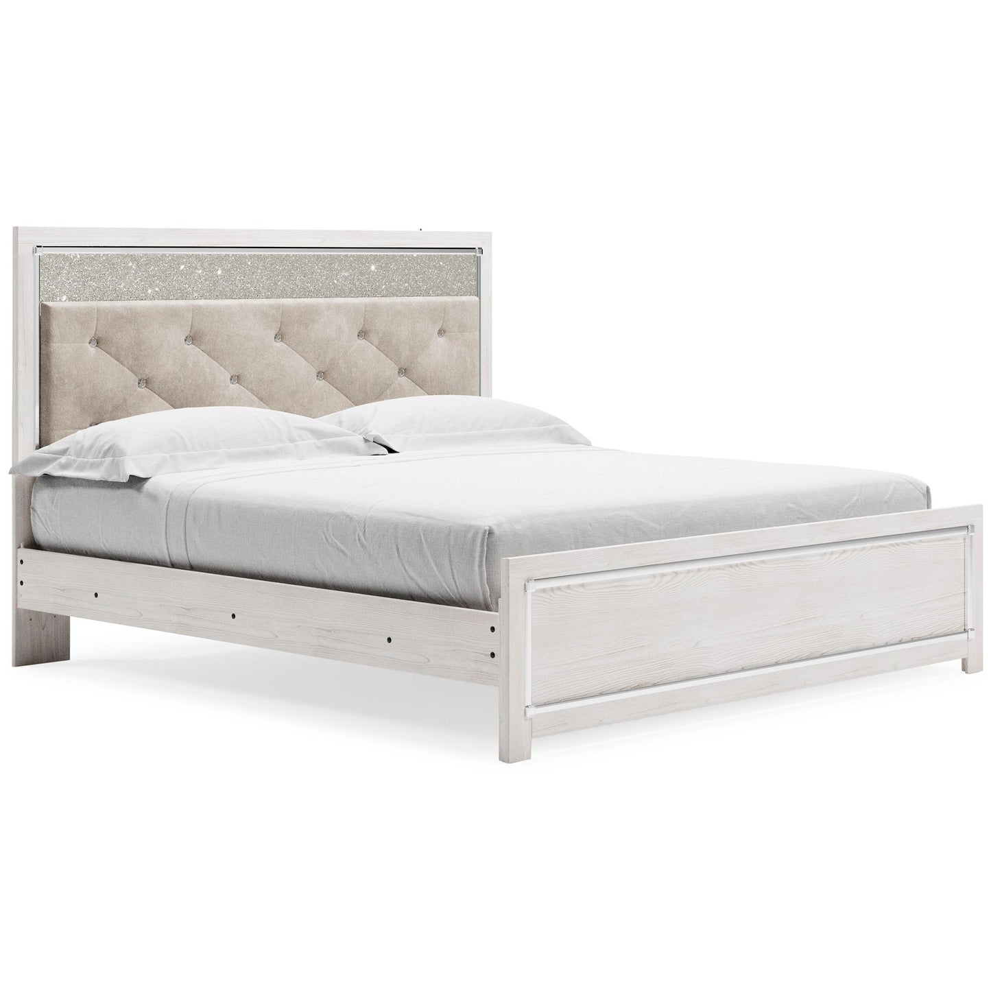 Signature Design by Ashley Altyra King Upholstered Panel Bed B2640-58/B2640-56/B2640-97