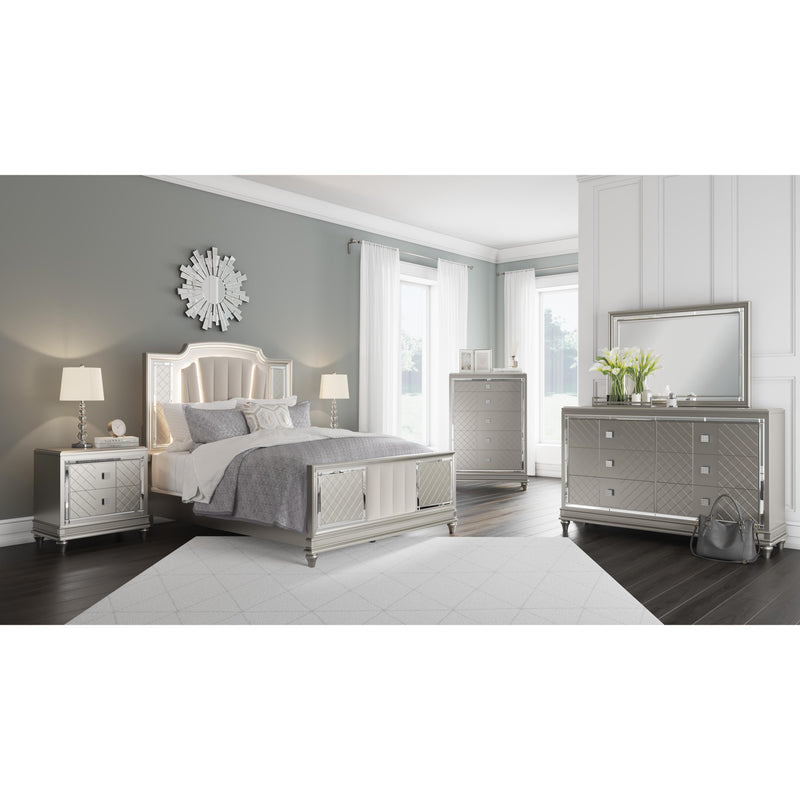 Signature Design by Ashley Chevanna Queen Upholstered Panel Bed B744-57/B744-54/B744-96