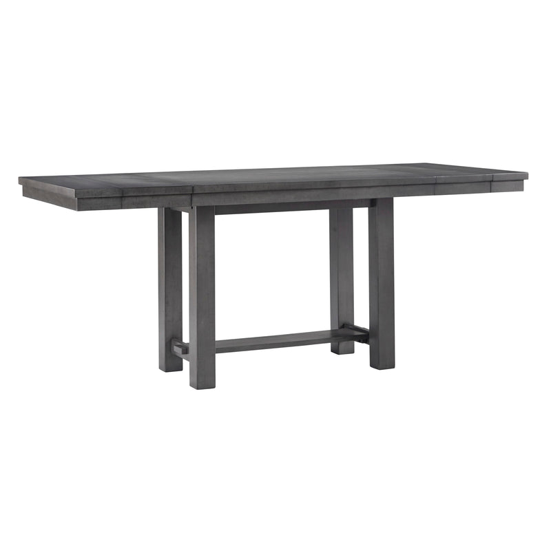 Signature Design by Ashley Myshanna Counter Height Dining Table with Trestle Base D629-32