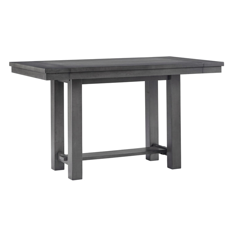 Signature Design by Ashley Myshanna Counter Height Dining Table with Trestle Base D629-32