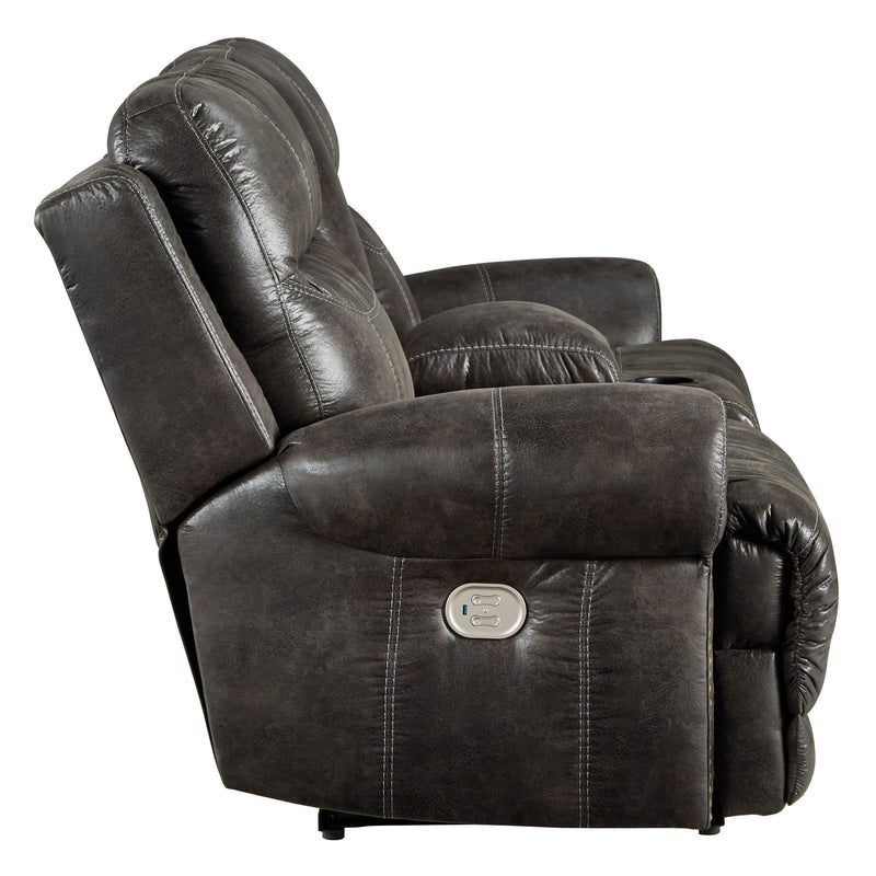 Signature Design by Ashley Grearview Power Reclining Leather Look Loveseat 6500518