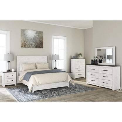 Signature Design by Ashley Gerridan 6-Drawer Dresser with Mirror B1190-31/B1190-36