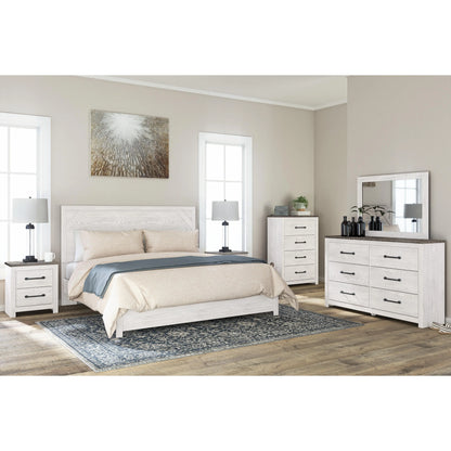 Signature Design by Ashley Gerridan 6-Drawer Dresser with Mirror B1190-31/B1190-36