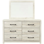 Signature Design by Ashley Cambeck 6-Drawer Dresser with Mirror B192-31/B192-36