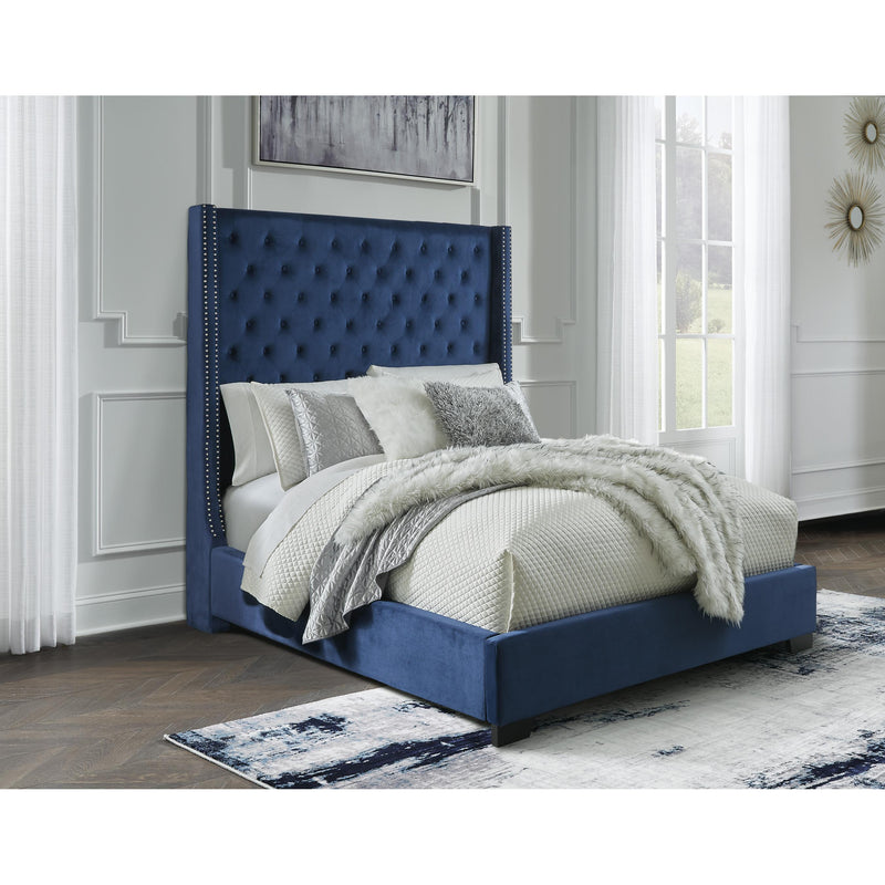 Signature Design by Ashley Coralayne Queen Upholstered Platform Bed B650-177/B650-174