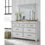 Benchcraft Kanwyn 9-Drawer Dresser with Mirror B777-31/B777-36
