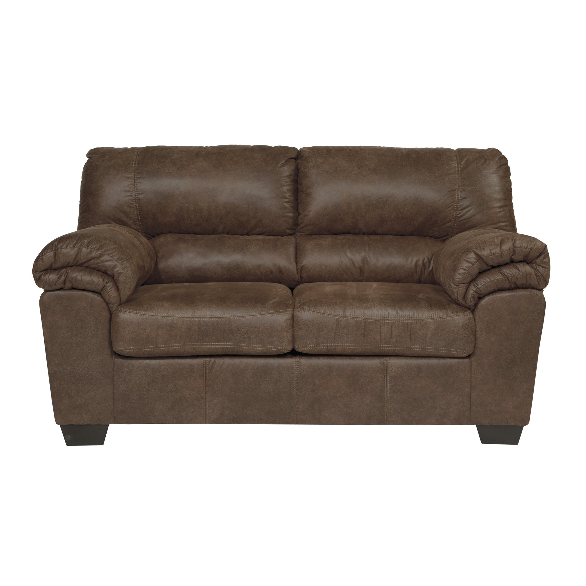 Signature Design by Ashley Bladen Stationary Leather Look Loveseat 1202035