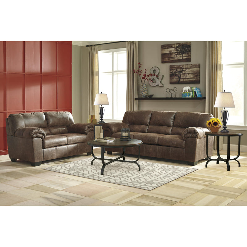 Signature Design by Ashley Bladen Stationary Leather Look Loveseat 1202035