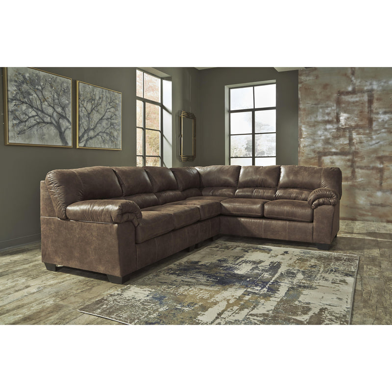 Signature Design by Ashley Bladen Leather Look 3 pc Sectional 1202055/1202046/1202067