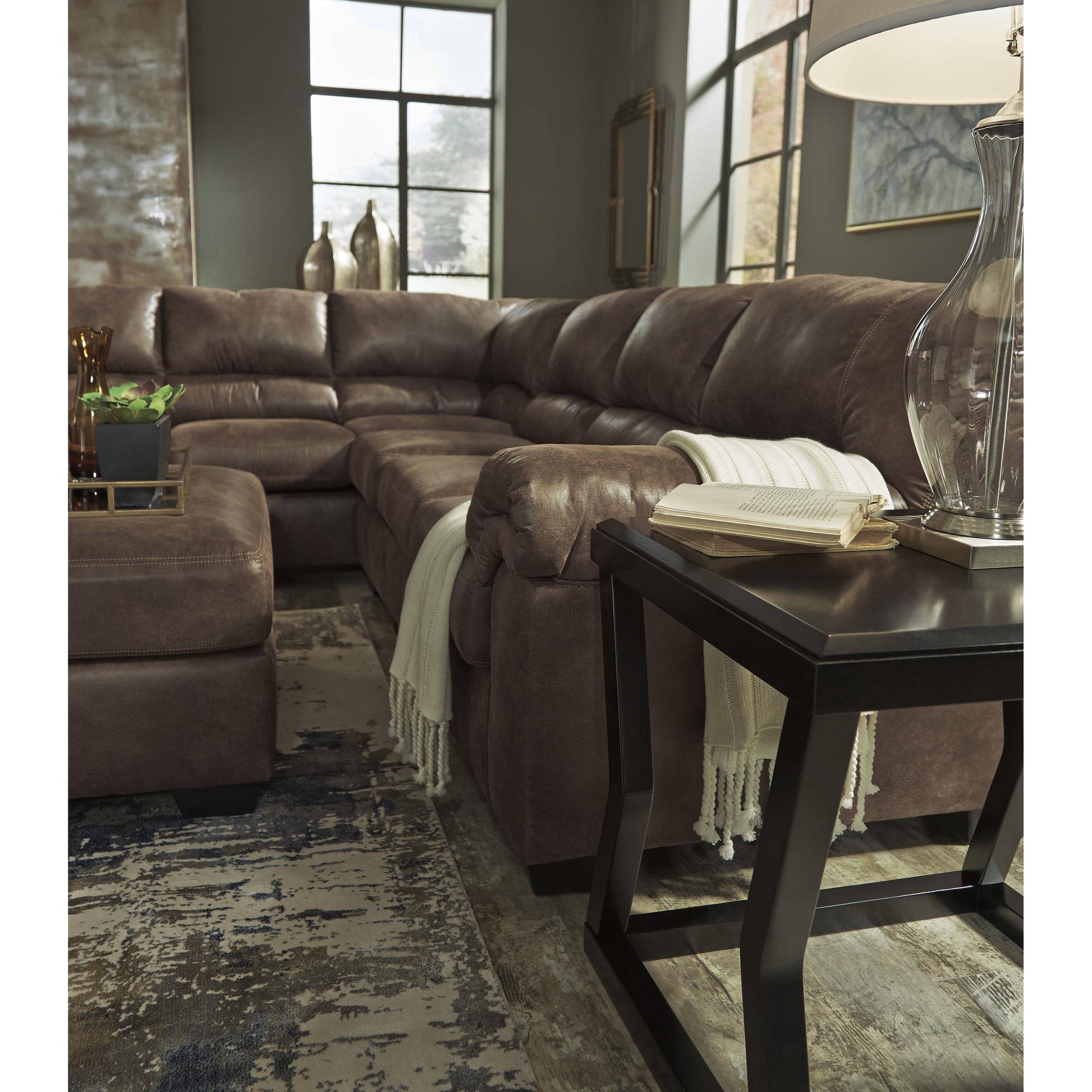 Signature Design by Ashley Bladen Leather Look 3 pc Sectional 1202066/1202046/1202056