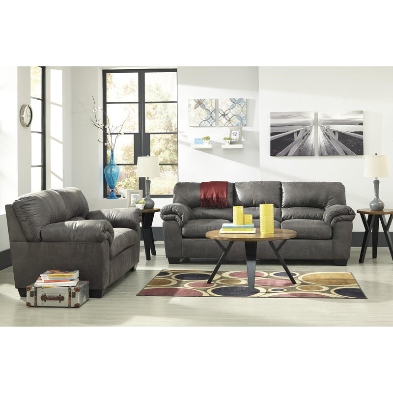 Signature Design by Ashley Bladen Stationary Leather Look Loveseat 1202135