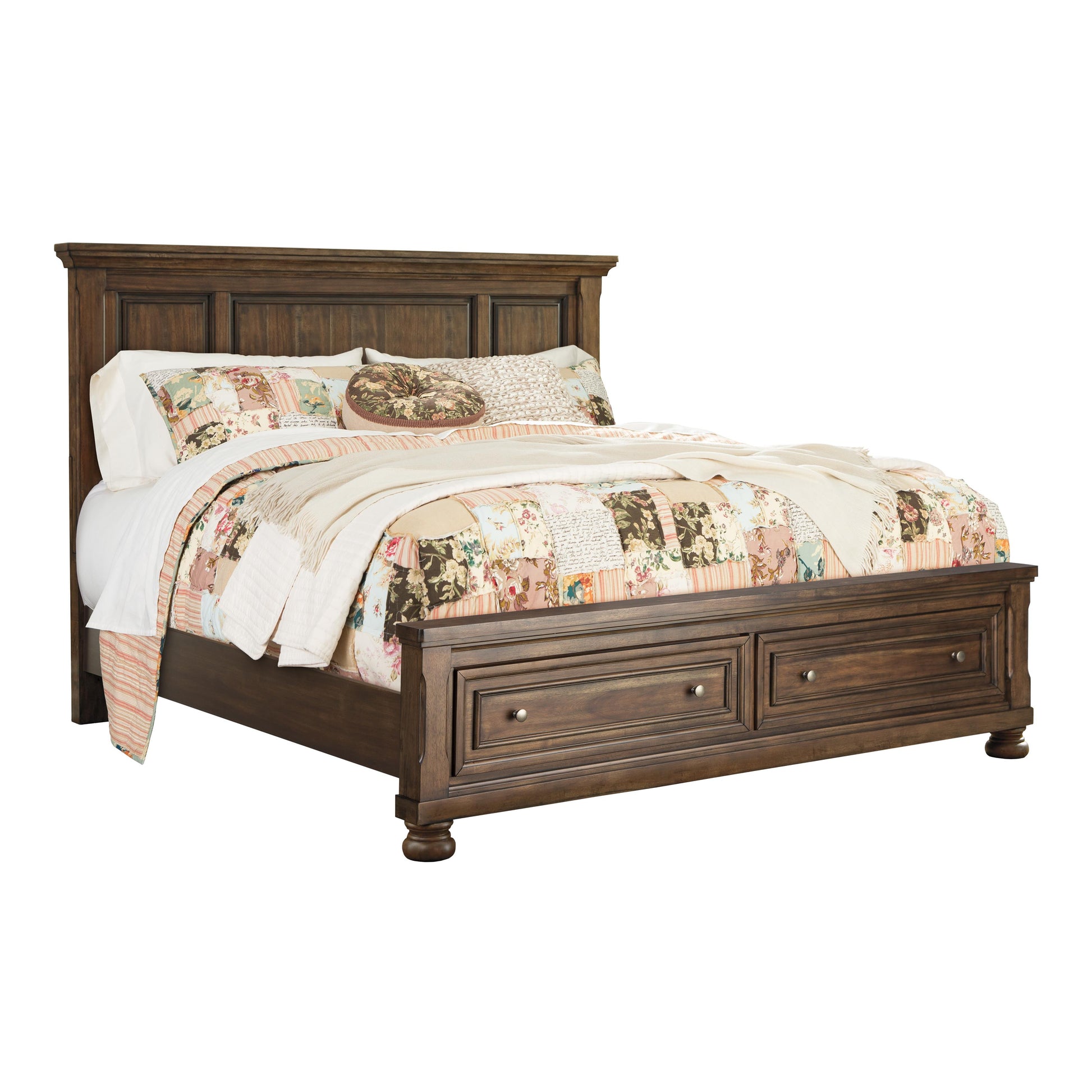 Signature Design by Ashley Flynnter Queen Panel Bed with Storage B719-57/B719-74/B719-98