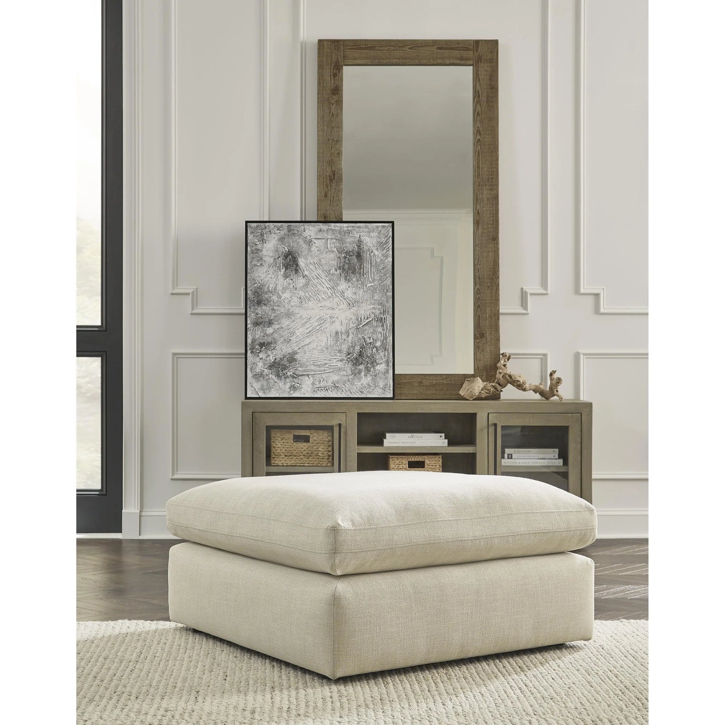 Benchcraft Elyza Fabric Ottoman 1000608