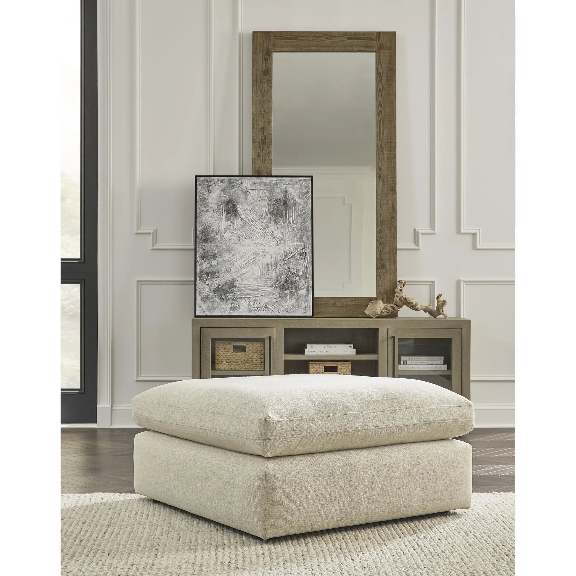 Benchcraft Elyza Fabric Ottoman 1000608