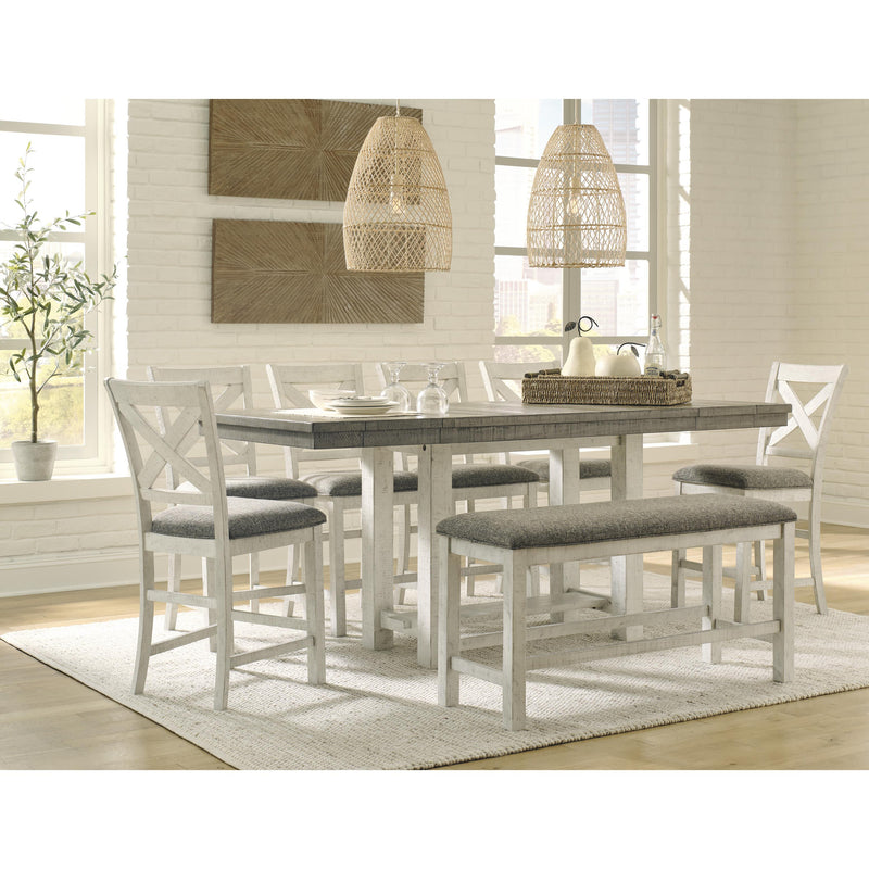 Benchcraft Brewgan Counter Height Dining Table with Trestle Base D784-32