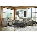 Signature Design by Ashley Next-Gen Gaucho Power Reclining Leather Look Sofa 5420387