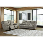 Signature Design by Ashley Next-Gen Gaucho Power Reclining Leather Look Sofa 5420387