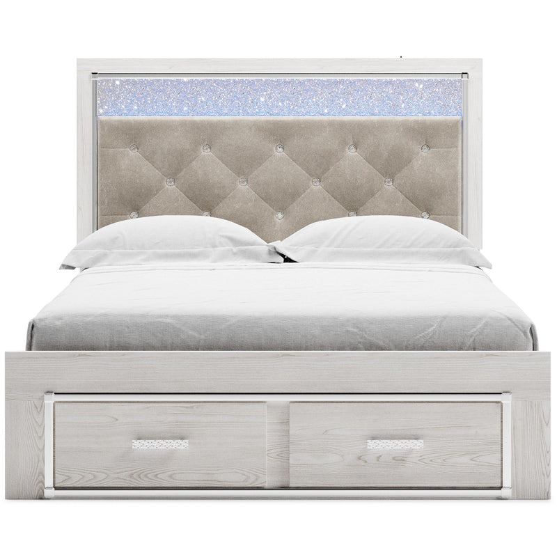 Signature Design by Ashley Altyra Queen Upholstered Panel Bed with Storage B2640-57/B2640-54S/B2640-95/B100-13