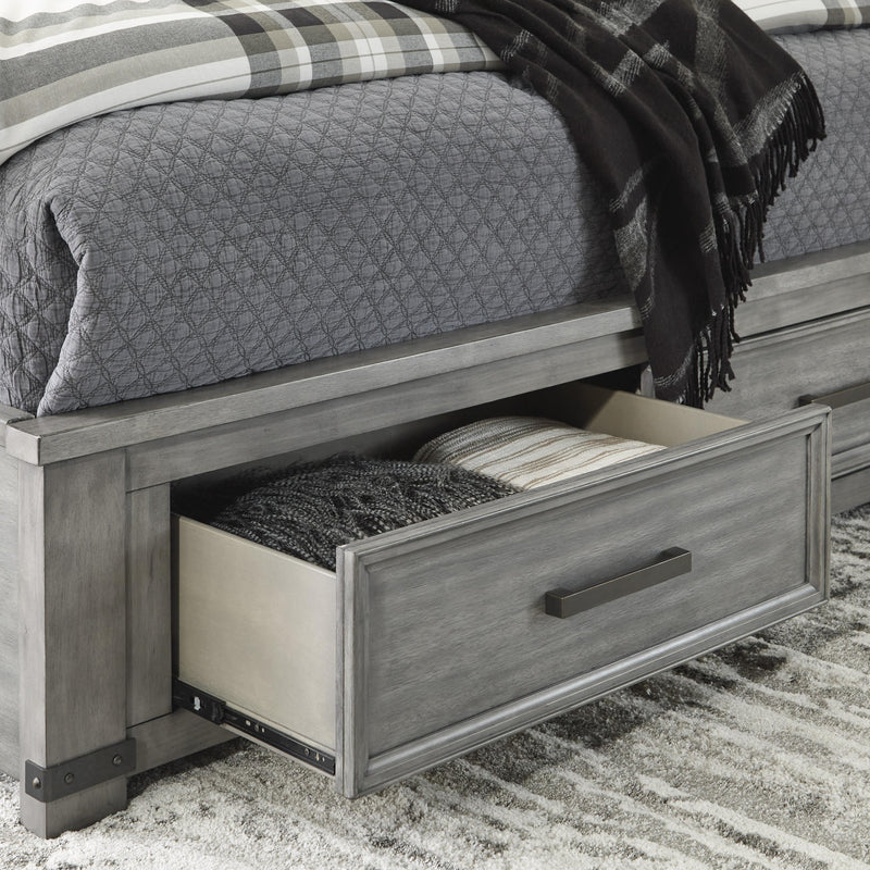 Signature Design by Ashley Russelyn King Panel Bed with Storage B772-58/B772-56S/B772-97
