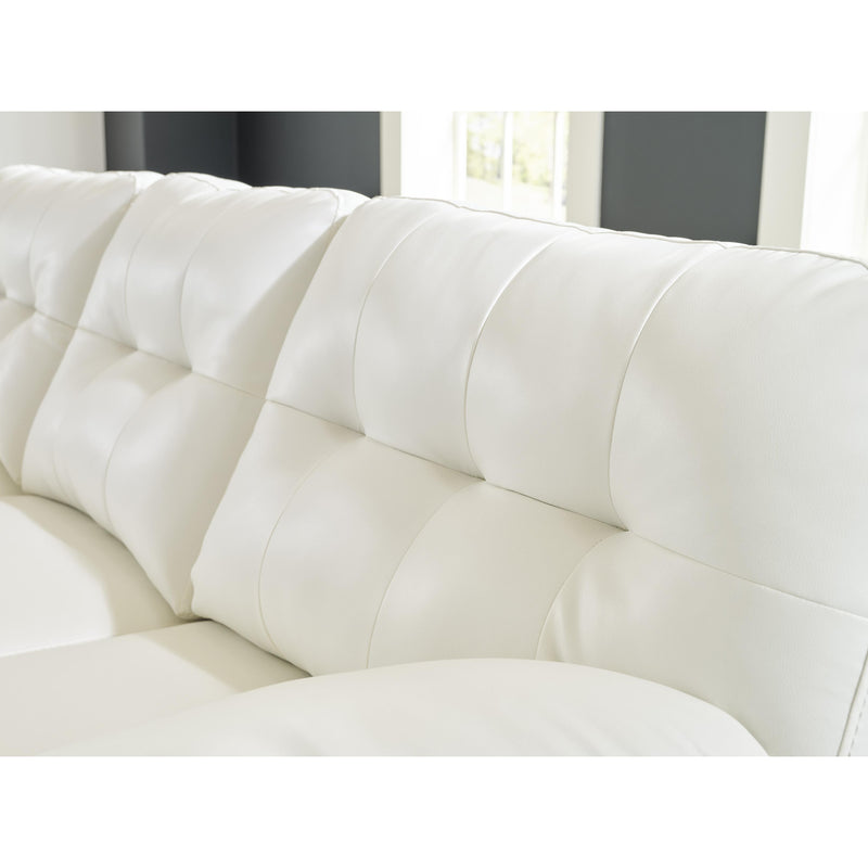 Signature Design by Ashley Donlen Stationary Leather Look Loveseat 5970335