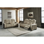 Signature Design by Ashley Next-Gen DuraPella Power Reclining Leather Look Loveseat 2200318