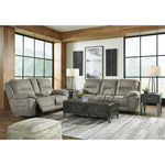 Signature Design by Ashley Next-Gen Gaucho Power Reclining Leather Look Loveseat 5420396