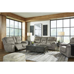 Signature Design by Ashley Next-Gen Gaucho Power Reclining Leather Look Loveseat 5420396