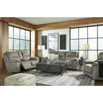 Signature Design by Ashley Next-Gen Gaucho Power Reclining Leather Look Loveseat 5420396