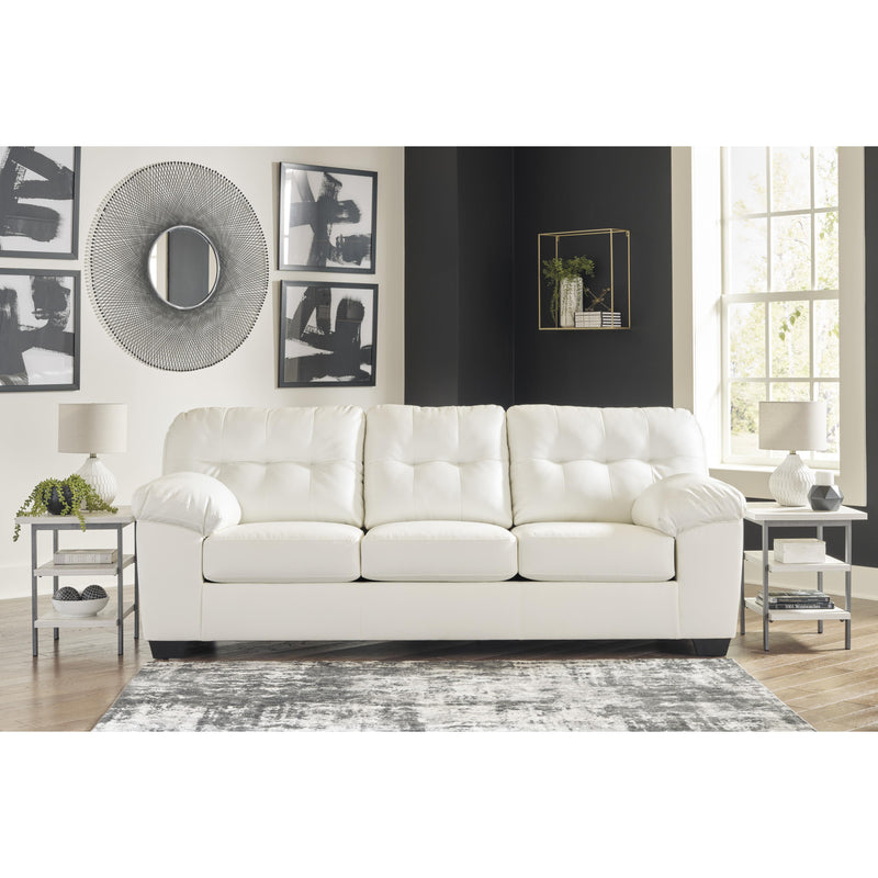 Signature Design by Ashley Donlen Stationary Leather Look Sofa 5970338