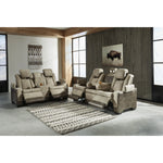 Signature Design by Ashley Next-Gen DuraPella Power Reclining Leather Look Sofa 2200315