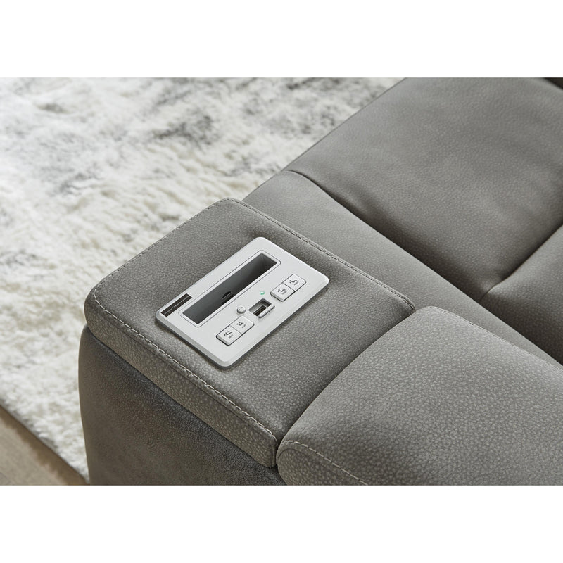 Signature Design by Ashley Next-Gen DuraPella Power Reclining Leather Look Sofa 2200415